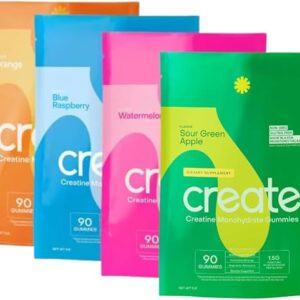 Creatine Monohydrate Gummies for Men & Women - variety pack